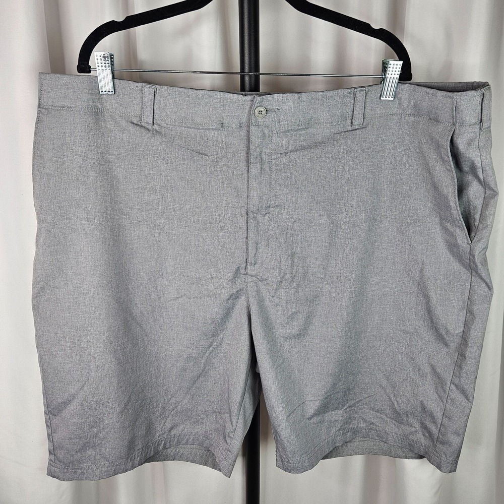 Ben Hogan Light Grey Golf Shorts Size 46 Performance Heather Active Flex Stretch